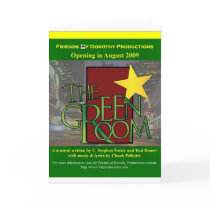 The Green Room greeting card by fodproductions The Green Room greeting card