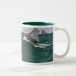 The Green Wave - Claude Monet Coffee Mug