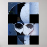 THE GREY ONE ABSTRACT POSTER