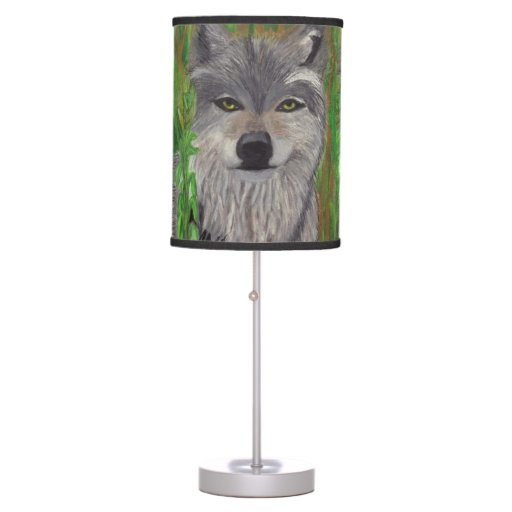 THE GREY WOLF lamp shade Zazzle