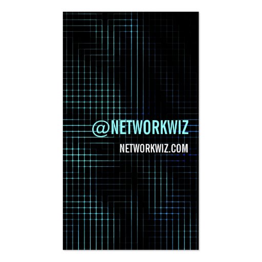 The Grid Business Card (back side)