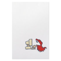 the grim typer custom stationery