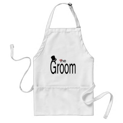 The Groom Aprons by TeeZazzle