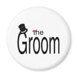 The Groom Refrigerator Magnet