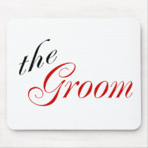 The Groom (Red) Mouse Mats