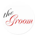 The Groom (Red) stickers