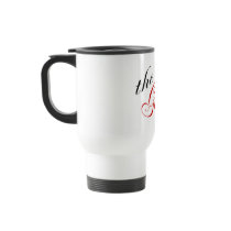 The Groom (Script Red) mugs