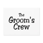 The Grooms Crew Post Cards