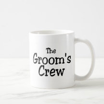 The Grooms Crew Wedding Mug
