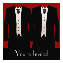 The Grooms Custom Invite