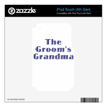The Grooms Grandma iPod Touch 4G Skins