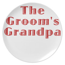 The Grooms Grandpa Plate