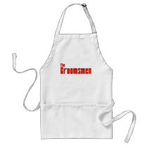 The Groomsmen (Mafia Red) Aprons