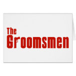 The Groomsmen (Mafia Red) Card