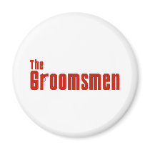 The Groomsmen (Mafia Red) Magnet