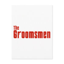 The Groomsmen (Mafia Red) Post Cards