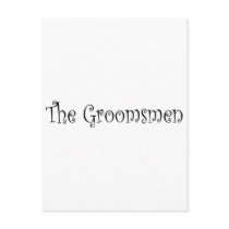 The Groomsmen postcards