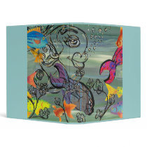 The Groovy Aquarium binder by kewzoo The Groovy Aquarium binder
