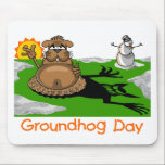 The Groundhog Knows mousepads