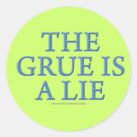 The Grue is a Lie Round Sticker