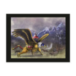 The Gryphon War, Fantasy  Landscape postcard