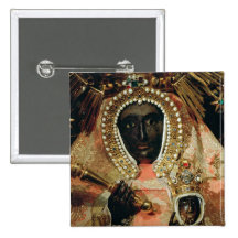 The Guadalupe Madonna Buttons