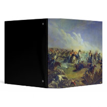 The Guard hussars attacking near Warsaw Vinyl Binder