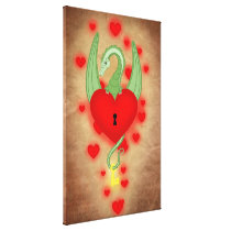 The guardian of the heart gallery wrap canvas