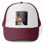 The Guitar Player, By Vermeer Van Delft Jan hats