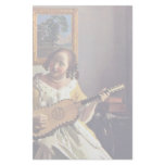 The Guitar Player, By Vermeer Van Delft Jan stationery