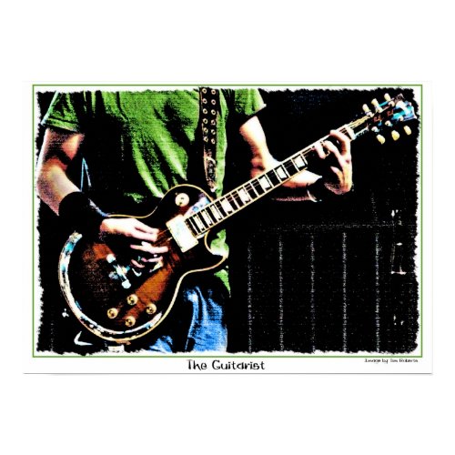The Guitarist print