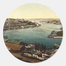 The gulf, Sebastopol, Russia, (i.e., Ukraine) clas Round Stickers