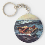 The Gulf Stream Gulf Stream By Homer Winslow Keychain