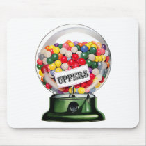 The Gumball Machine of Happiness mousepads by spyderfyngers The Gumball Machine of Happiness mousepads