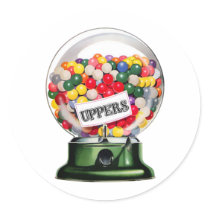 The Gumball Machine of Happiness stickers