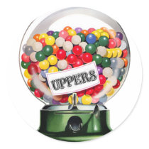 The Gumball Machine of Happiness stickers