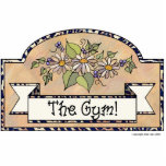 "The Gym" - Decorative Sign photo sculptures