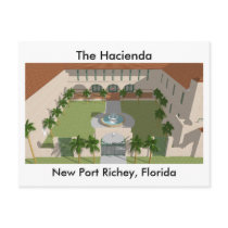 The Hacienda Hotel: New Port Richey FL: Post Card postcards by spiritswitchboard The Hacienda Hotel: New Port Richey FL: Post Card postcards
