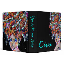 The Hair 3 Ring Binder