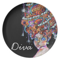 The Hair Dinner Plate