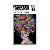 The Hair Postage Stamp