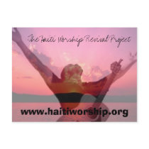 The Haiti Worship Revival Project Postcard