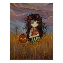 The Halloween Fairy Postcard