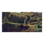 The Hamlet Cousin At Greville By Millet  (Best Qua Photo Card Template