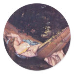 The Hammock By Gustave Courbet Stickers
