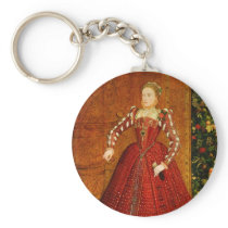 The Hampden Portrait of Elizabeth I of England Key Chains