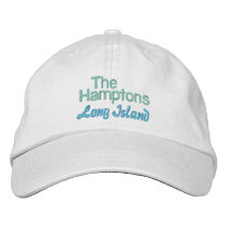 THE HAMPTONS cap embroidered hats by TropiCoolUniverse THE HAMPTONS cap embroidered hats