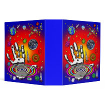 The Hand of Humanity in Space II Large Binder