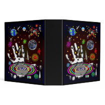 The Hand of Humanity in Space Large Binder