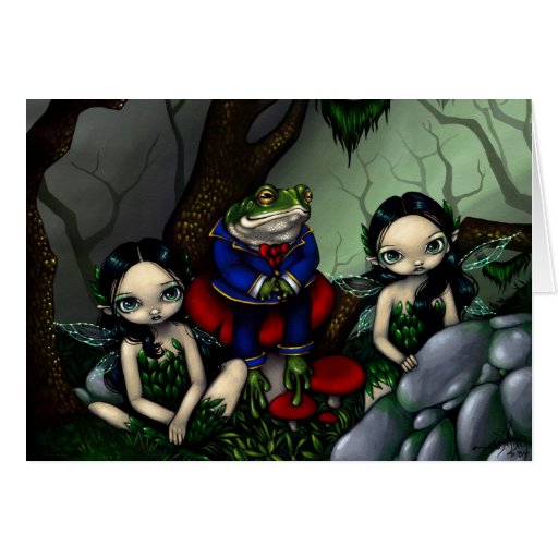 "The Handsome Frog" Greeting Card